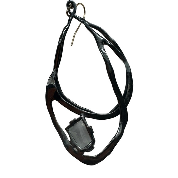 Alexis Bittar Miss Havisham Crystal Interlace Drop Earrings - Picture 14 of 16